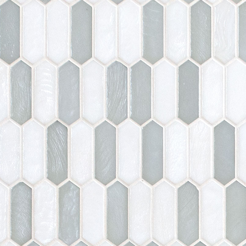 MS International Decorative Mosaic 12" x 12" Glass Tile Pixie Cloud