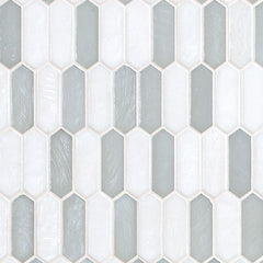 MS International Decorative Mosaic 12" x 12" Glass Tile Pixie Cloud