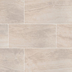 MS International Praia 12" x 24" Polished 9.6mm Crema