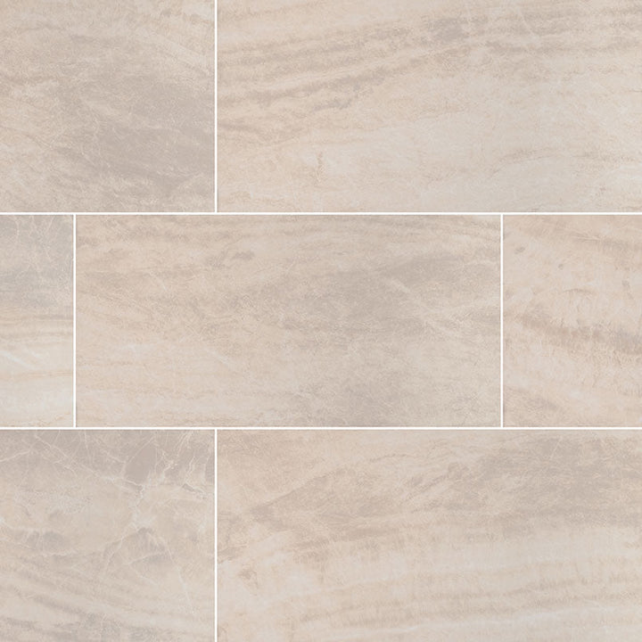 MS International Praia 24" x 48" Polished 9.6mm Crema