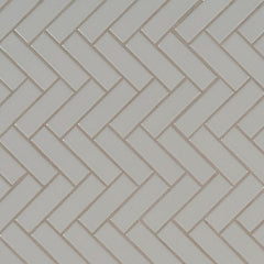 MS International Domino 12" x 12" Herringbone Gray