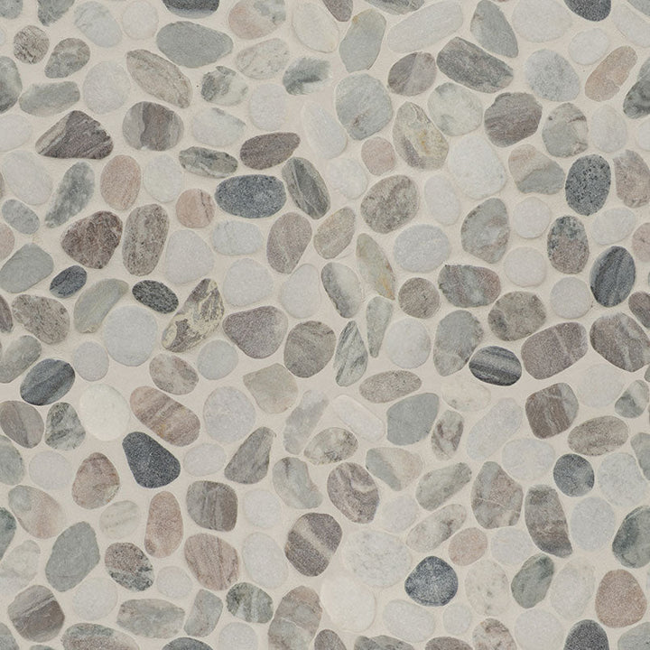 MS International Rio Lago 12" x 12" Pebble Puebla Greige