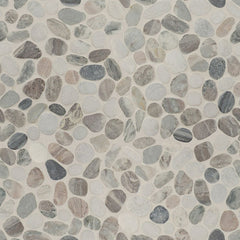 MS International Rio Lago 12" x 12" Pebble Puebla Greige