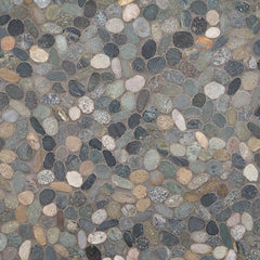 MS International Rio Lago 12" x 12" Pebble Sliced Rainforest
