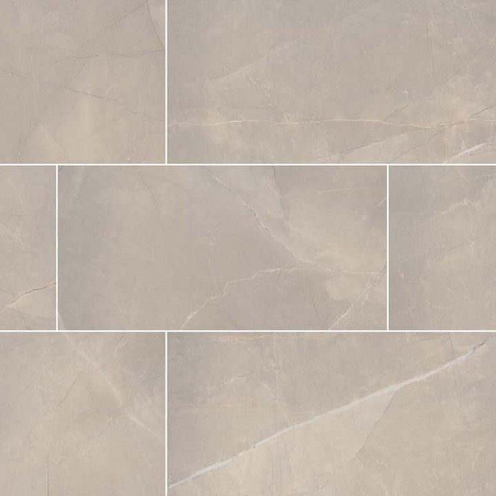 MS International Sande 12" x 24" Porcelain Polished Cream