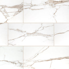 MS International Savoy 12" x 24" Porcelain Matte Crema