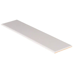 MS International Domino 4" x 16" Bullnose White