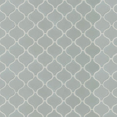 MS International Domino 12" x 12" Arabseque Gray