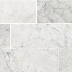 MS International Natural Stone Marble 4" x 12" Honed Carrara White