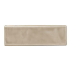 MS International Urbano 4" x 12" Glossy Bullnose Warm Concrete