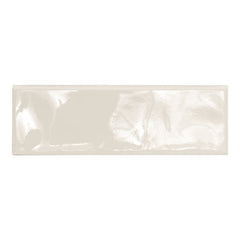 MS International Urbano 4" x 12" Glossy Bullnose Crema
