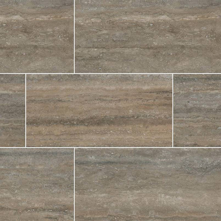 MS International Veneto 12" x 24" Matte Noce