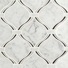 MS International Decorative Mosaic 12" x 12" Arabesque Danza