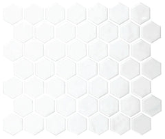 Marazzi Artezen 1.5" Hexagon Elegant White