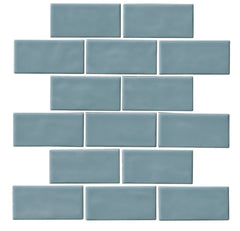 Marazzi Artezen 2" X 4" Brick Joint Classic Blue