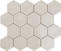 Marazzi Artistic Reflections 3" X 3" Hexagon Glossy Mist