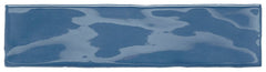 Marazzi Costa Clara 3" X 12" Undulated Blue Wave