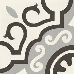 Marazzi D Segni 8" X 8" Deco Parisian Smoke Blend