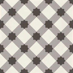 Marazzi D Segni 8" X 8" Deco Plaid Smoke Blend