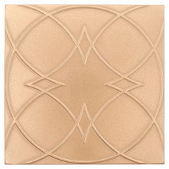 Marazzi Geometal 6" X 6" Ornamental Champagne Gold