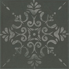 Marazzi Moroccan Concrete 8" X 8" Deco Aziza - Terra Cotta