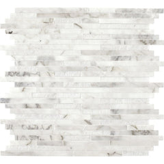 Daltile Marble 12" X 12" Random Linear Venetian Calacatta