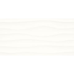 Daltile Multitude 12" X 24" Wave Origami White