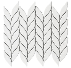 Emser Mythos 11"x13" Petal Mosaic 1.6"X4" White