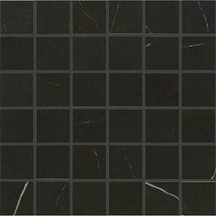 Daltile Marble Attache 2" X 2" Straight Joint Nero