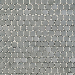 Daltile Metallica 1" X 1" Penny Rounds Br Stainless St