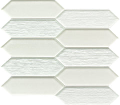 Emser Picket 9"x11" Picket Mosaic 1.81"X6.30" White