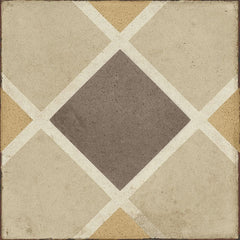 Daltile Quartetto 8" X 8" Deco Warm Rombo