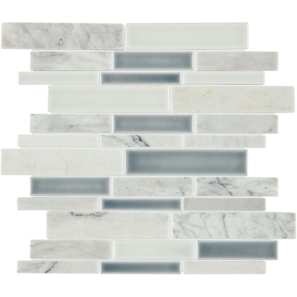 Daltile  Raine 12" X 11" Random Linear Cirrus Storm Bld