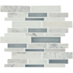 Daltile  Raine 12" X 11" Random Linear Cirrus Storm Bld