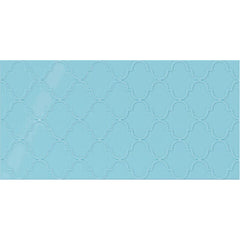 Daltile Showscape 12" X 24" Arabesque Crisp Blue