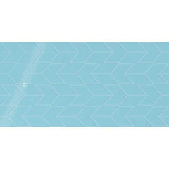 Daltile Showscape 12" X 24" Chevron Crisp Blue