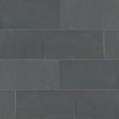 Bedrosians Slate 12" X 24" Gauged Andhra Black