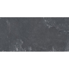 MS International Slate And Quartzite 16" x 24" Gauged Montauk Black