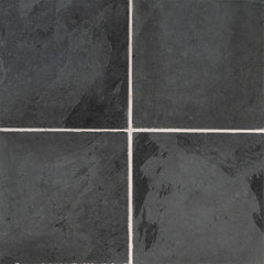 MS International Slate And Quartzite 24" x 24" Gauged Montauk Black
