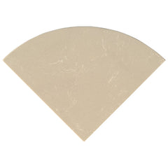 MS International Marble 9'' Radius Corner Shelf Engineered Beige