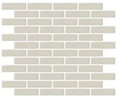 Emser Savvy 11"x12" Off-set Mosaic 1"x3" Polished Oat