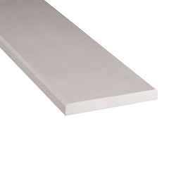 MS International Marble 6" x 36" Double Beleved Threshold White