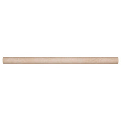 MS International Travertine 0.75" x 0.75" Pen Molding Ivory