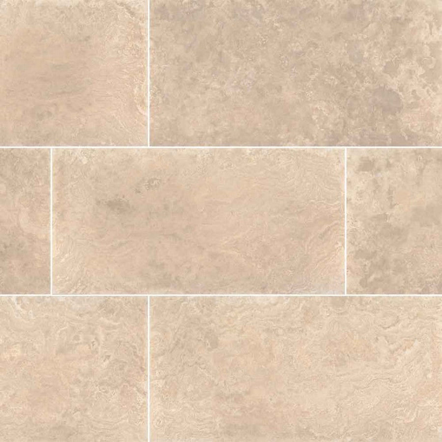 MS International Travertine 12" x 24" Tuscany   Platinum