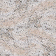 MS International Travertine 12" x 12" HF Silver
