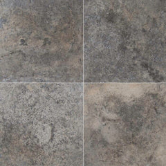 MS International Travertine 18" x 18" Silver