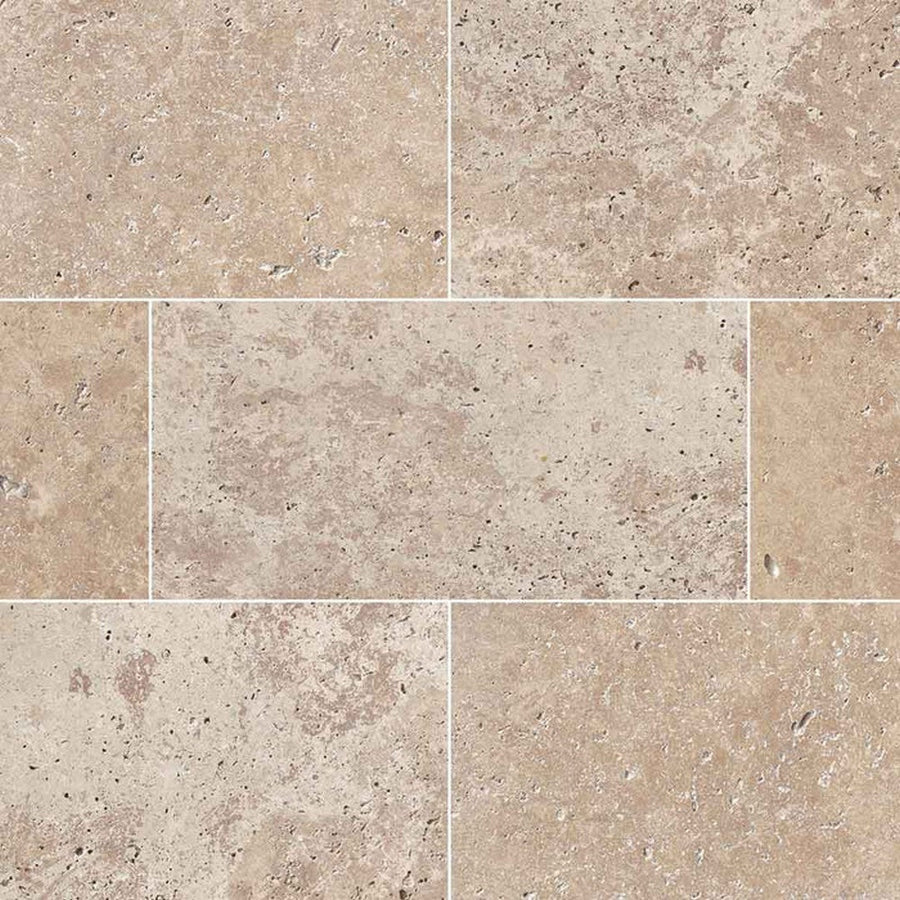 MS International Travertine 12" x 24" Tuscany Walnut