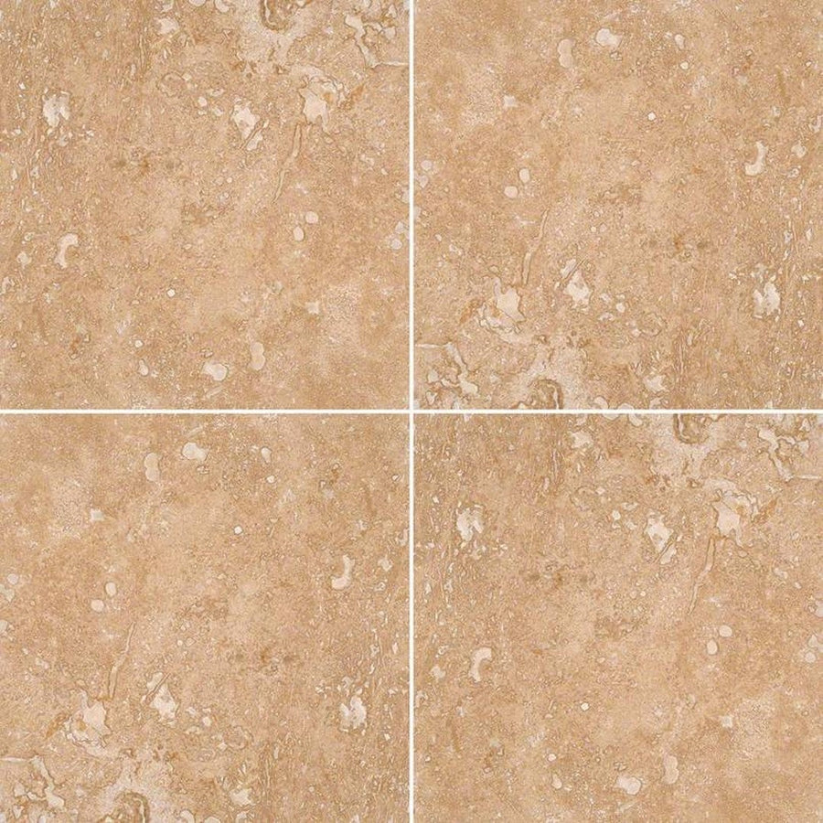 MS International Travertine 18" x 18" Tuscany Walnut