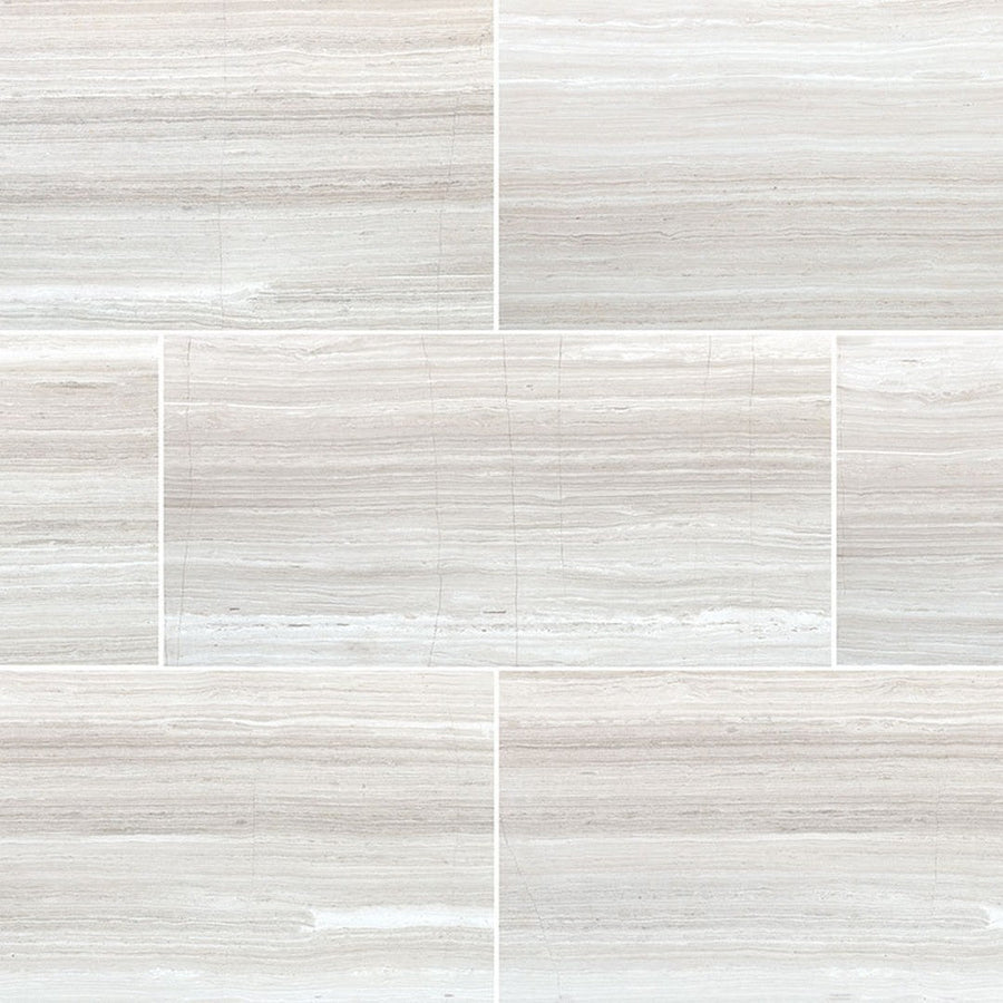 MS International Natural Stone Marble 18" x 36" Honed White Oak
