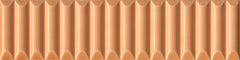 Emser Triveni 2" X 8" Glossy Jet Canyon